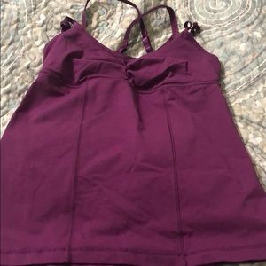 Lulu Lemon Cross Back Tank